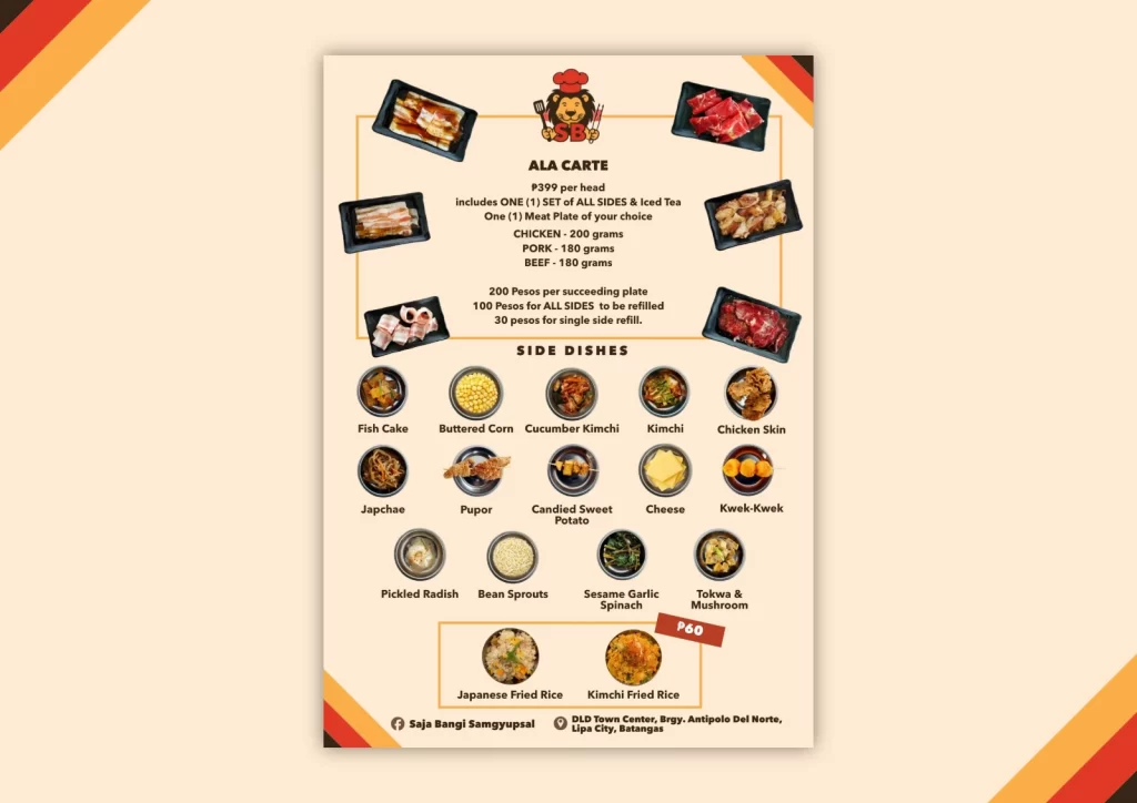 Saja bangi menu2imp2