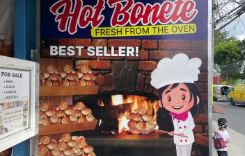 A bakeshop in Batangas City that sells freshly baked Bonete everyday.