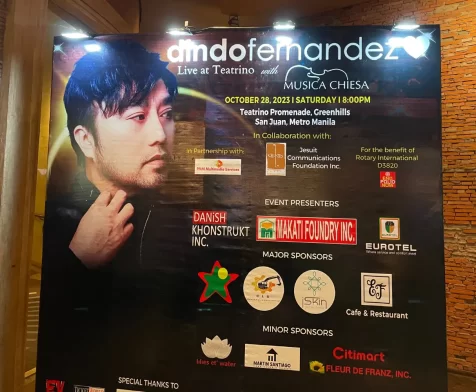 Dindo Fernandez Live at Teatrino with Musica Chiesa: A Sold-Out Success