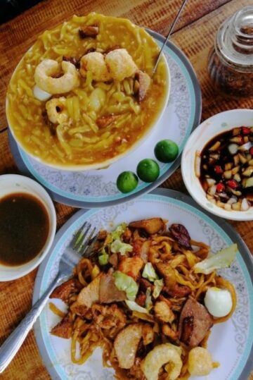 Pancit Guisado and Lomi