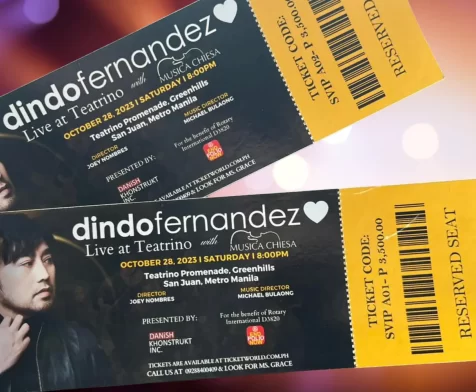 Dindo Fernandez concert tickets